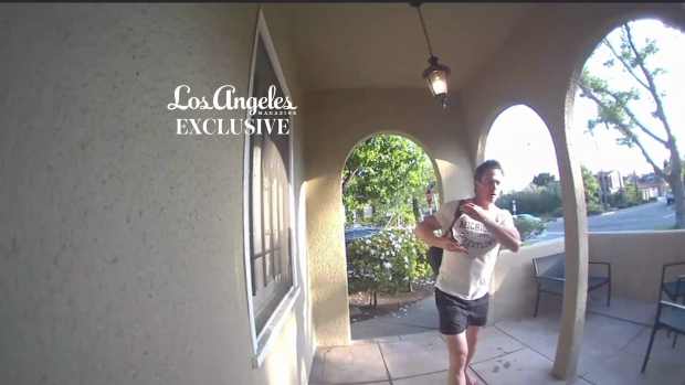video still of actor Jonathan Tucker racing into to save a family from a home invasion