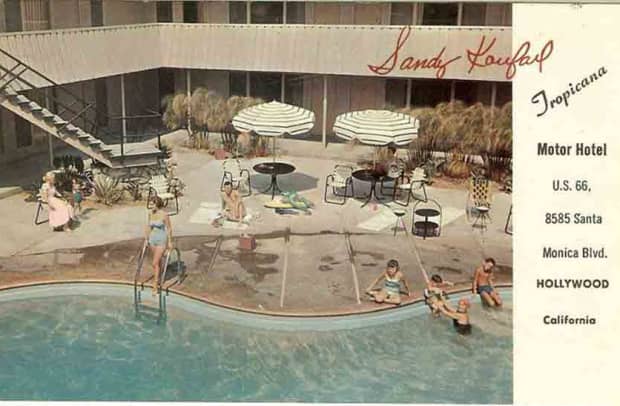 Sandy Koufax Motor Hotel - West Hollywood, CA - Vintage Hotel