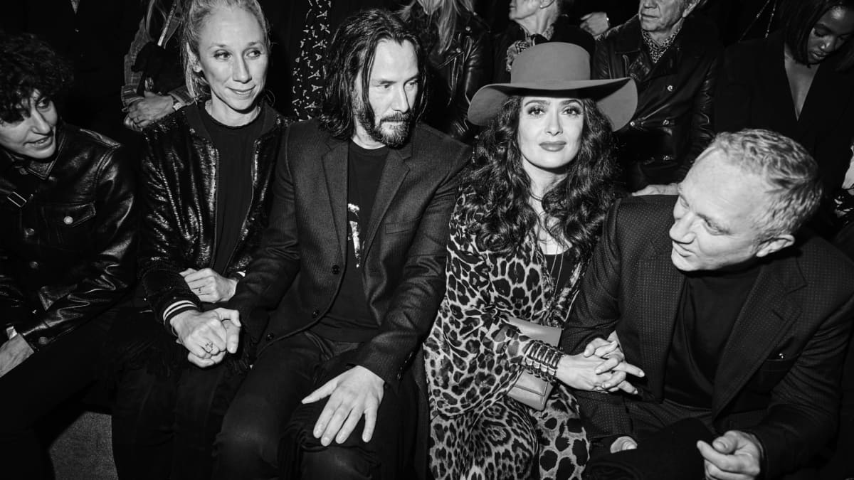 Keanu reeves cheap model saint laurent
