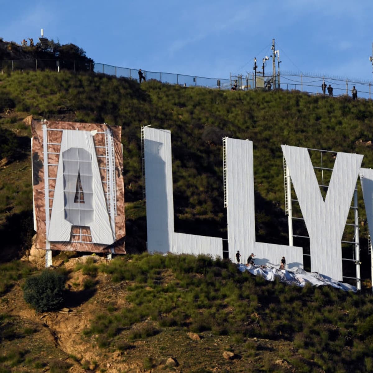 Hollywood sign being changed to 'Rams House' following Super Bowl win