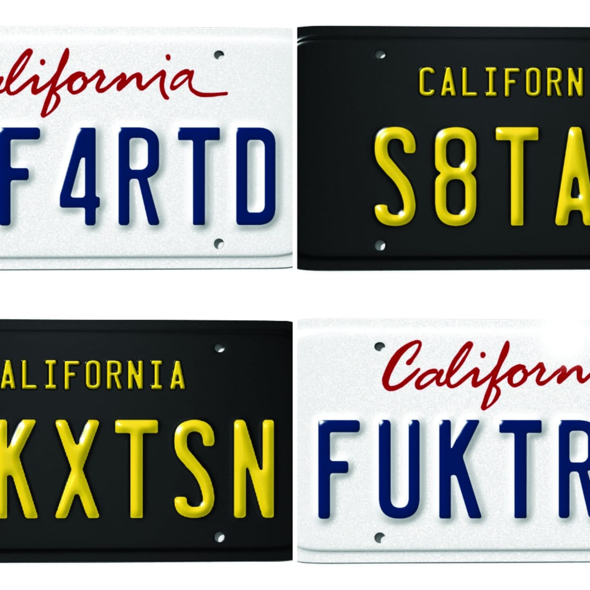 The Funniest Vanity Plates Rejected by the California DMV - LAmag pic