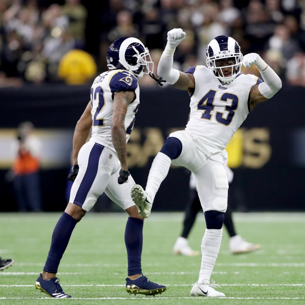 Why LA Rams Super Bowl Uniform Color Could Help Them Win – Footwear News