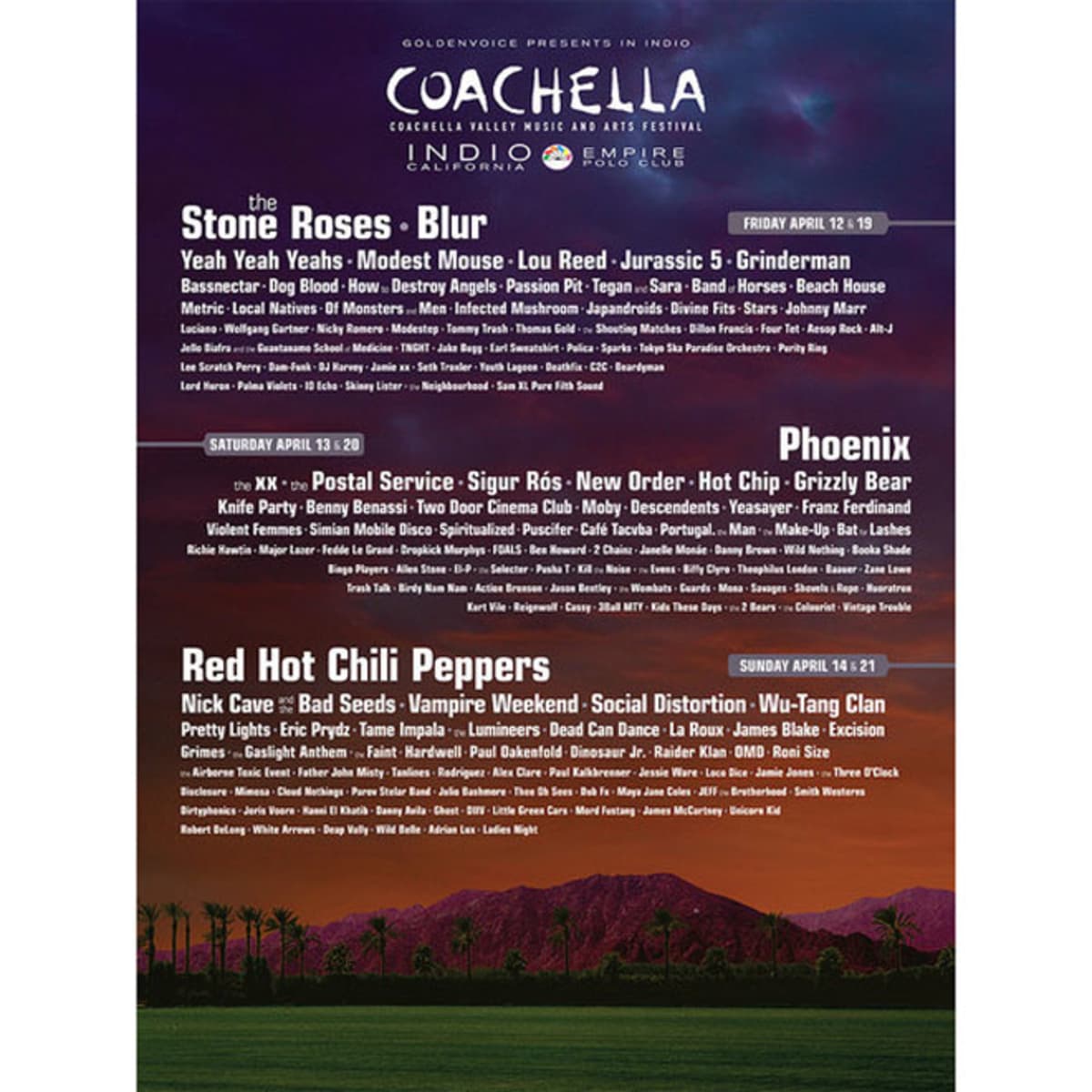 Coachella 2013 Lineup: Old Gray Mare Aint What She Used to Be - LAmag