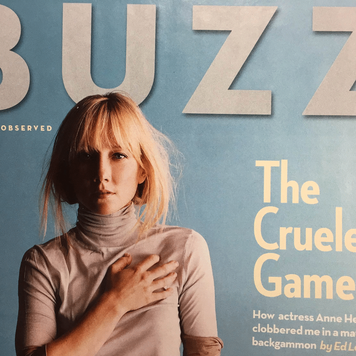 The Cruelest Game: How Ann Heche Clobbered Me in A Match of Backgammon -  LAmag