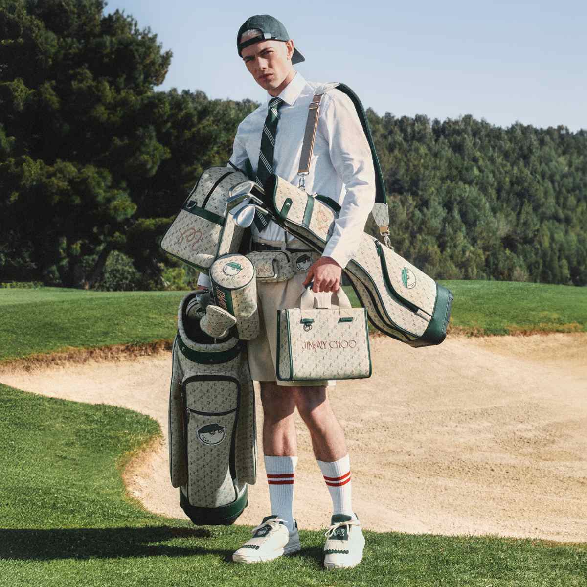 Malbon Golf Golf Shoes Malbon Trail White