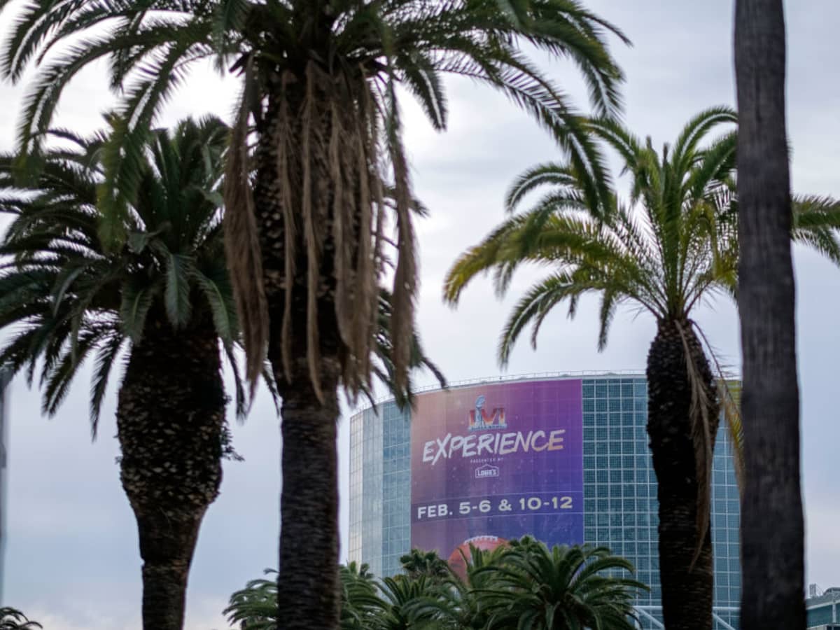 Get your Super Bowl gear from the NFL Shop at the L.A. Convention Center 