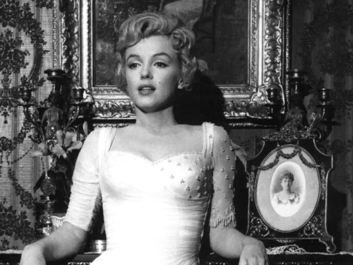 Marilyn Monroe Black and White Printed Dress Something's Gotta Give