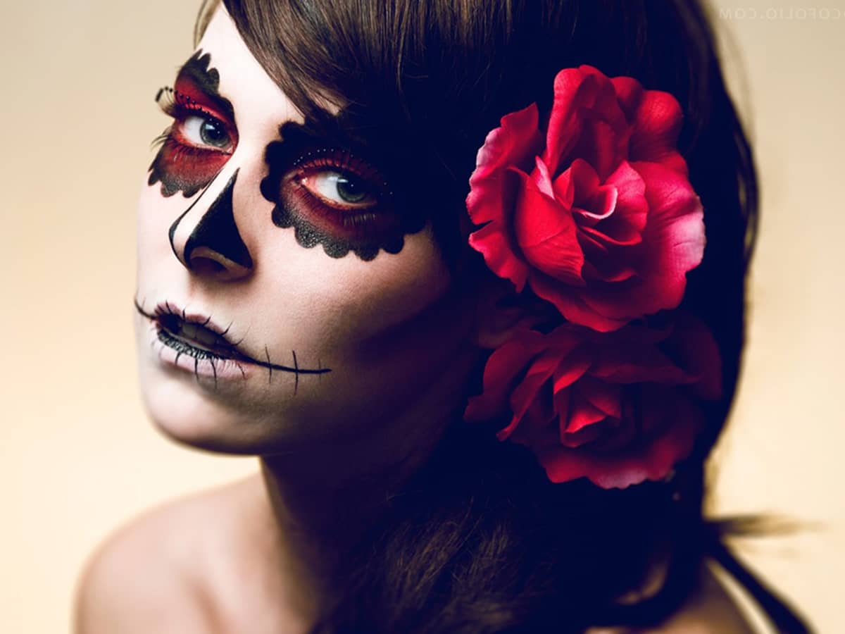 Los Muertos Inspired Makeup