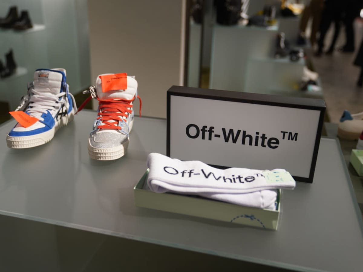 MEET TODAY M& C x Off-White “Do Not Drop” Virgil Abloh Champagn for Sale in  New York, NY - OfferUp