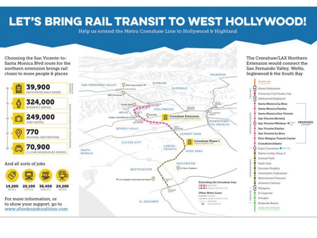 Rail to West Hollywood inching closer to reality - Curbed LA