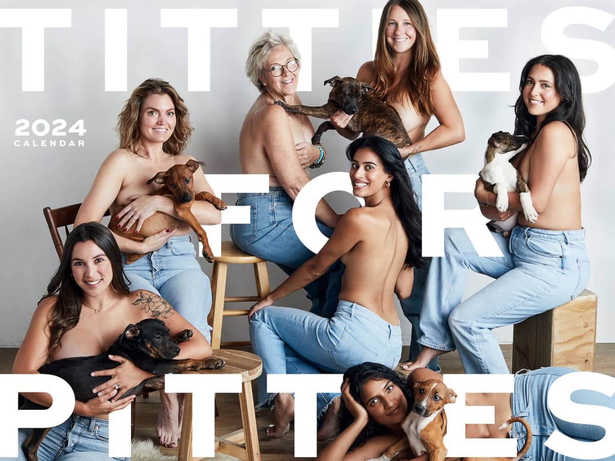 Women Flash 'Titties for Pitties' Amid Animal Shelter Crisis
