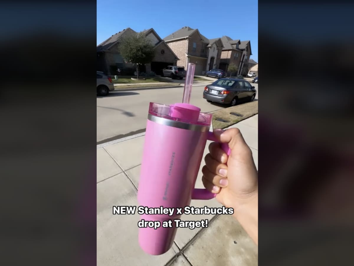Starbucks' pink Stanley cups going fast, available while supplies last