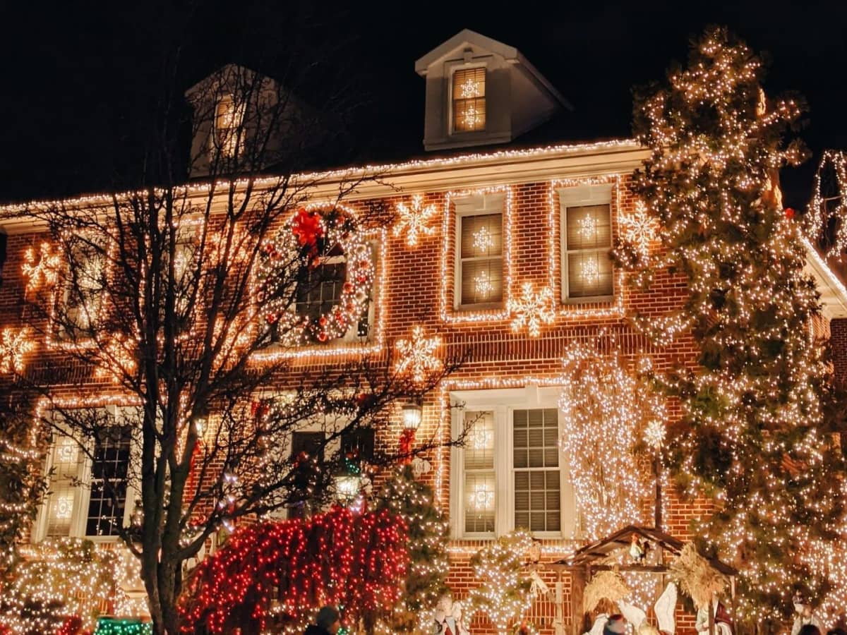 Christmas store lights images