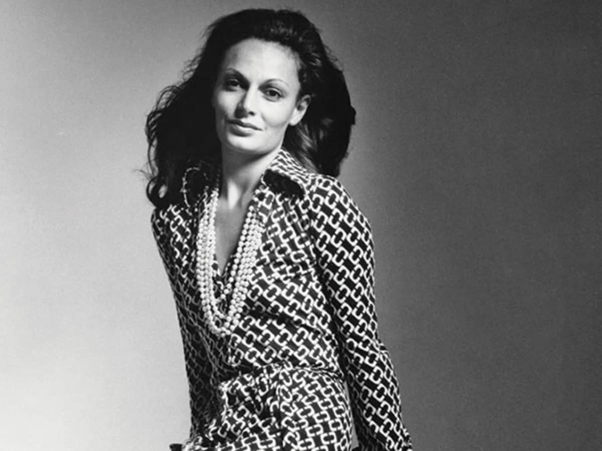 Frock Star Diane von Furstenberg s Wrap Dress Turns 40 LAmag