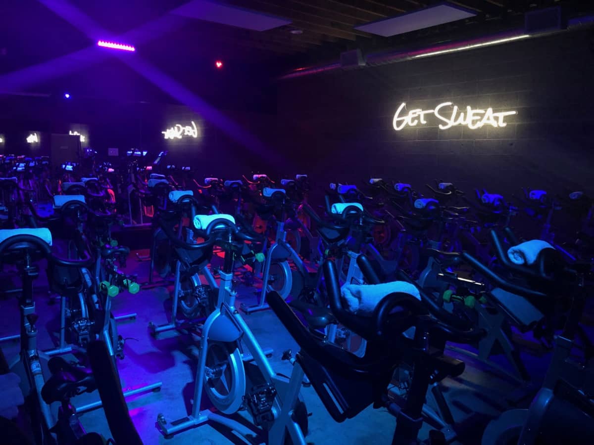Studio sweat spin class best sale