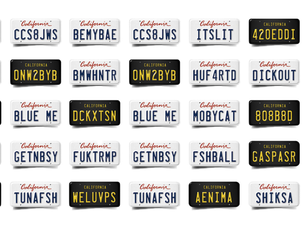 Personalized licence plate sale generator