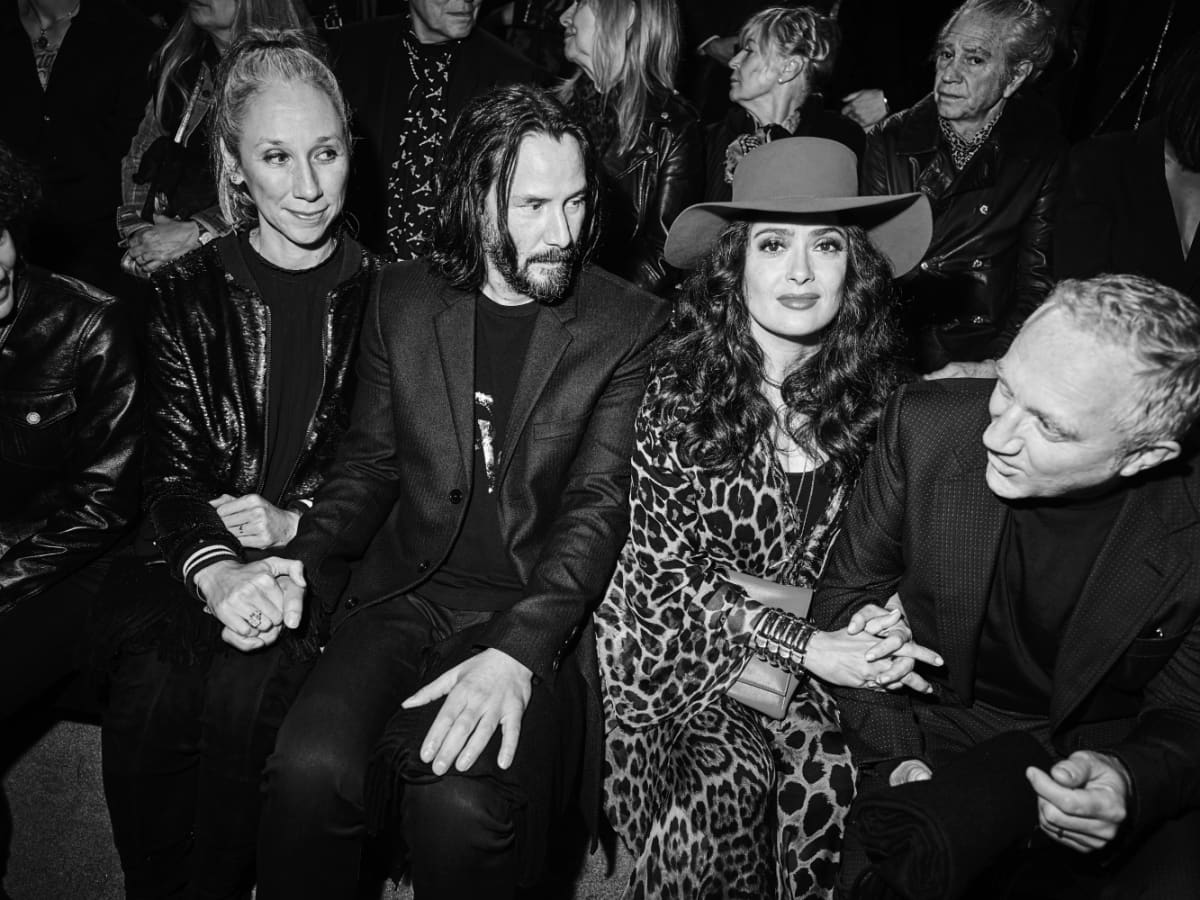 Keanu reeves model saint laurent store
