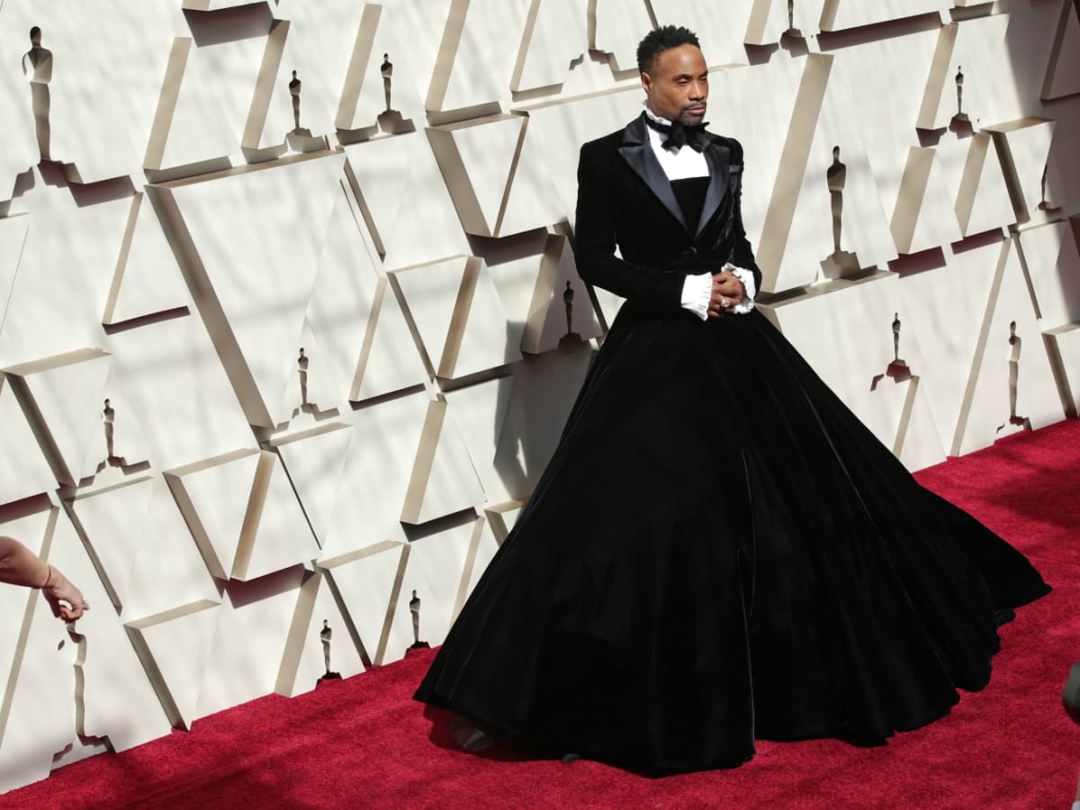 Ball gown tuxedo top