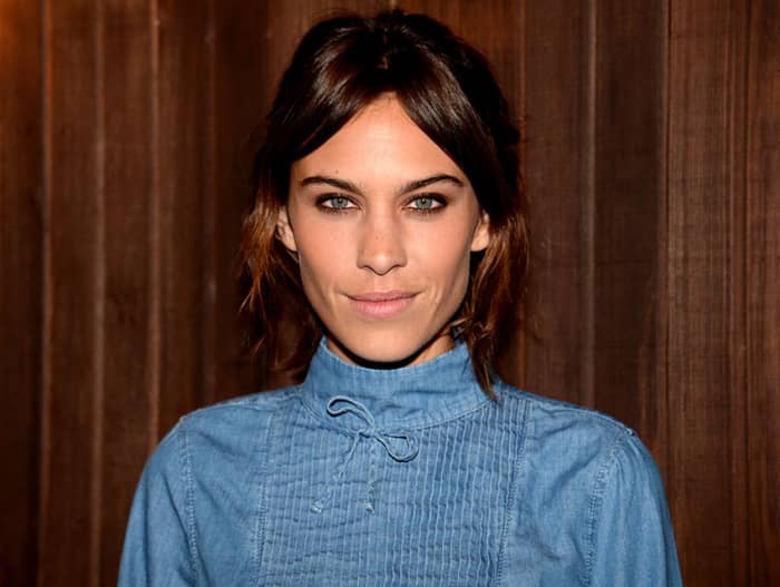 Alexa Chung Wore a Chambray Dress to Celebrate Her Collaboration with ...