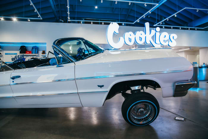 The Chevrolet Impala used in Nipsey Hussle's music video for "Higher" with DJ Khaled and John Legend.