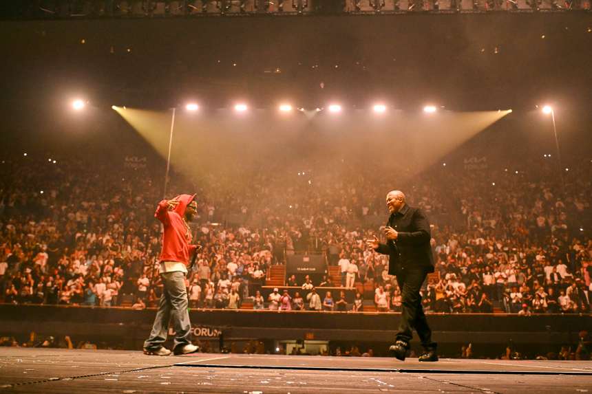 Kendrick Lamar Takes Shots at Drake at L.A. ‘PopOut’ Concert LAmag