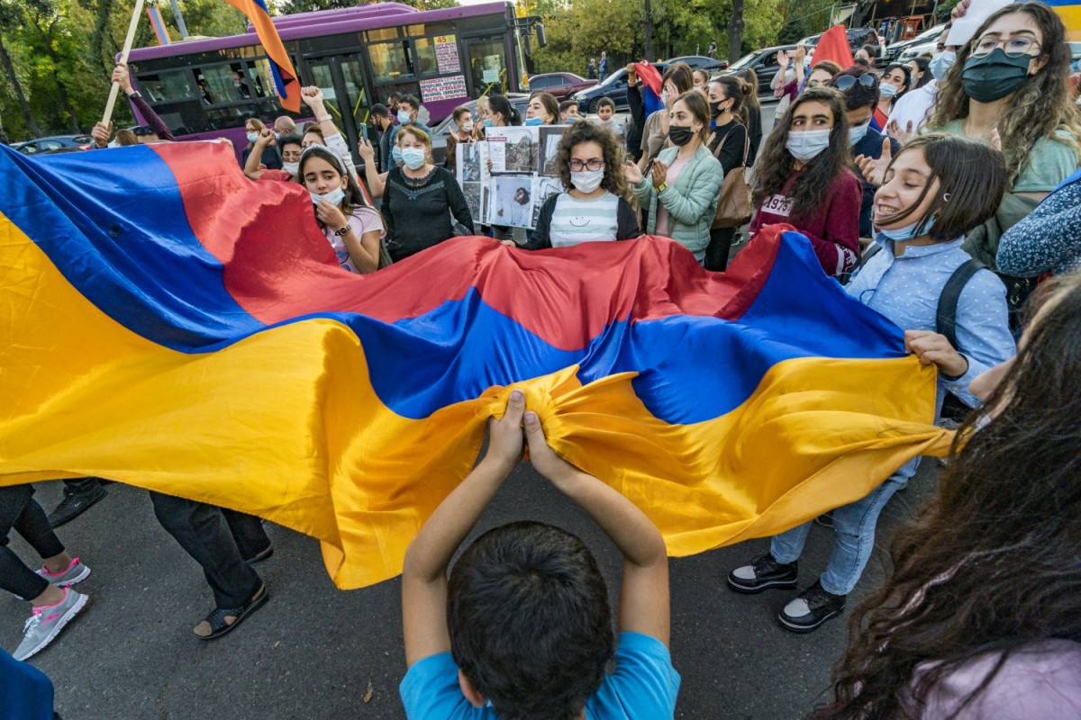 Thousands in Armenia protest Nagorno-Karabakh truce terms