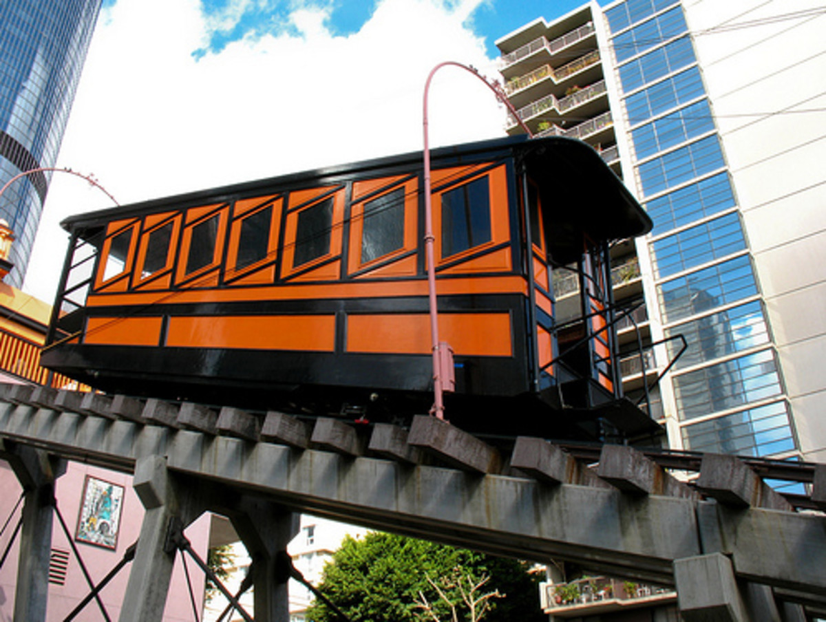 Angels flight. Фуникулер Лос Анджелес. Angels Flight Railway. Rail Locator.