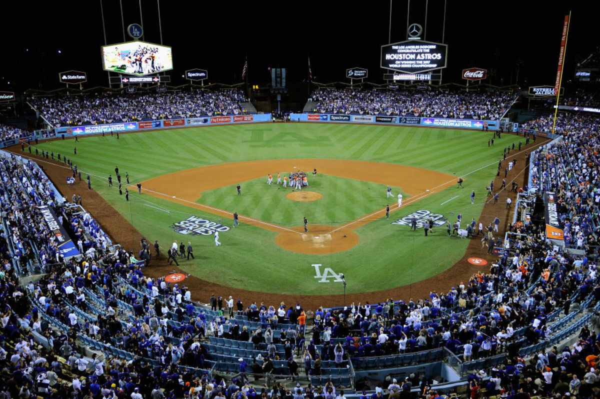You'll have to win a lottery to buy tickets to opening day at Dodger Stadium