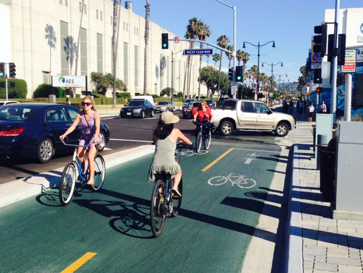 Redondo Beach s New Bike Lane Named One of Nation s Best LAmag