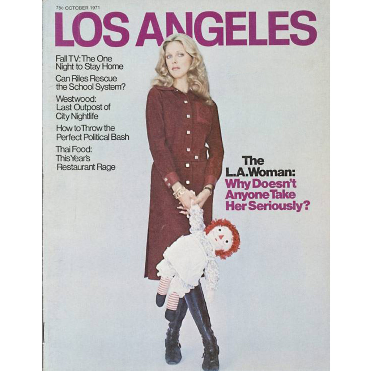 Vintage Cover Of The Week October 1971 Lamag 8396