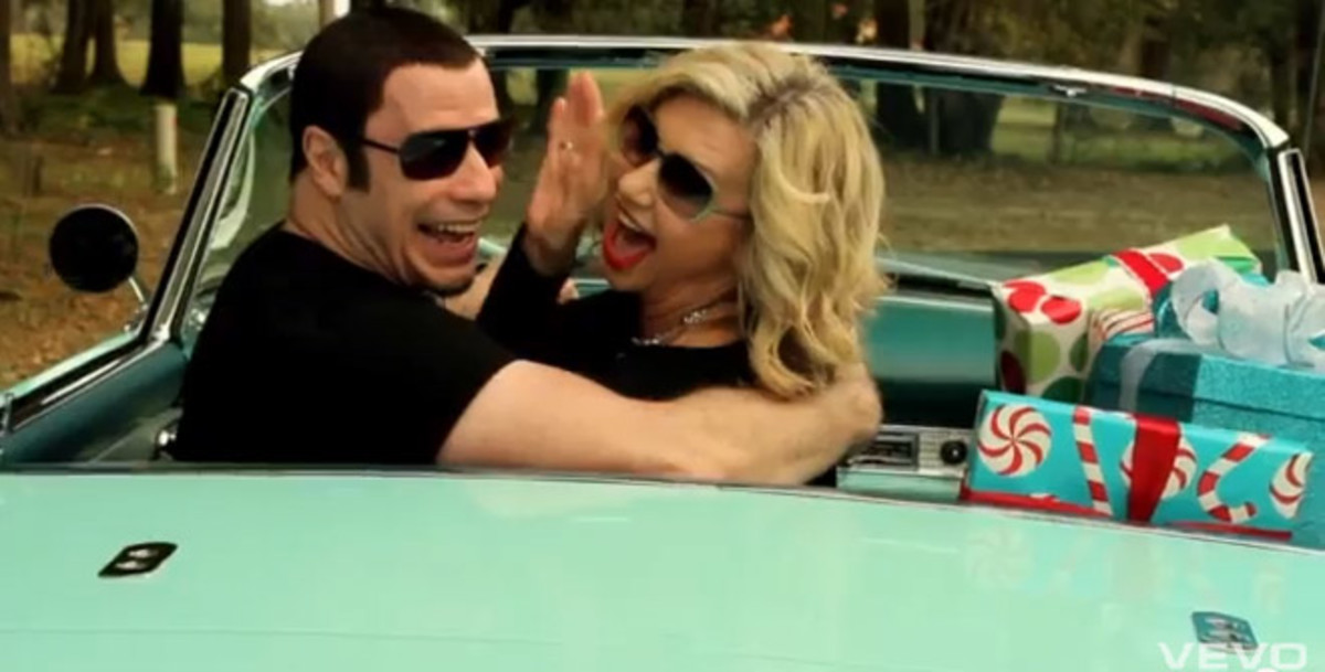 John Travolta e Olivia Newton John