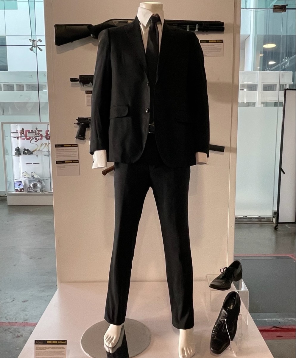 John Wick Suit Costume  Keanu Reeves Black Suit