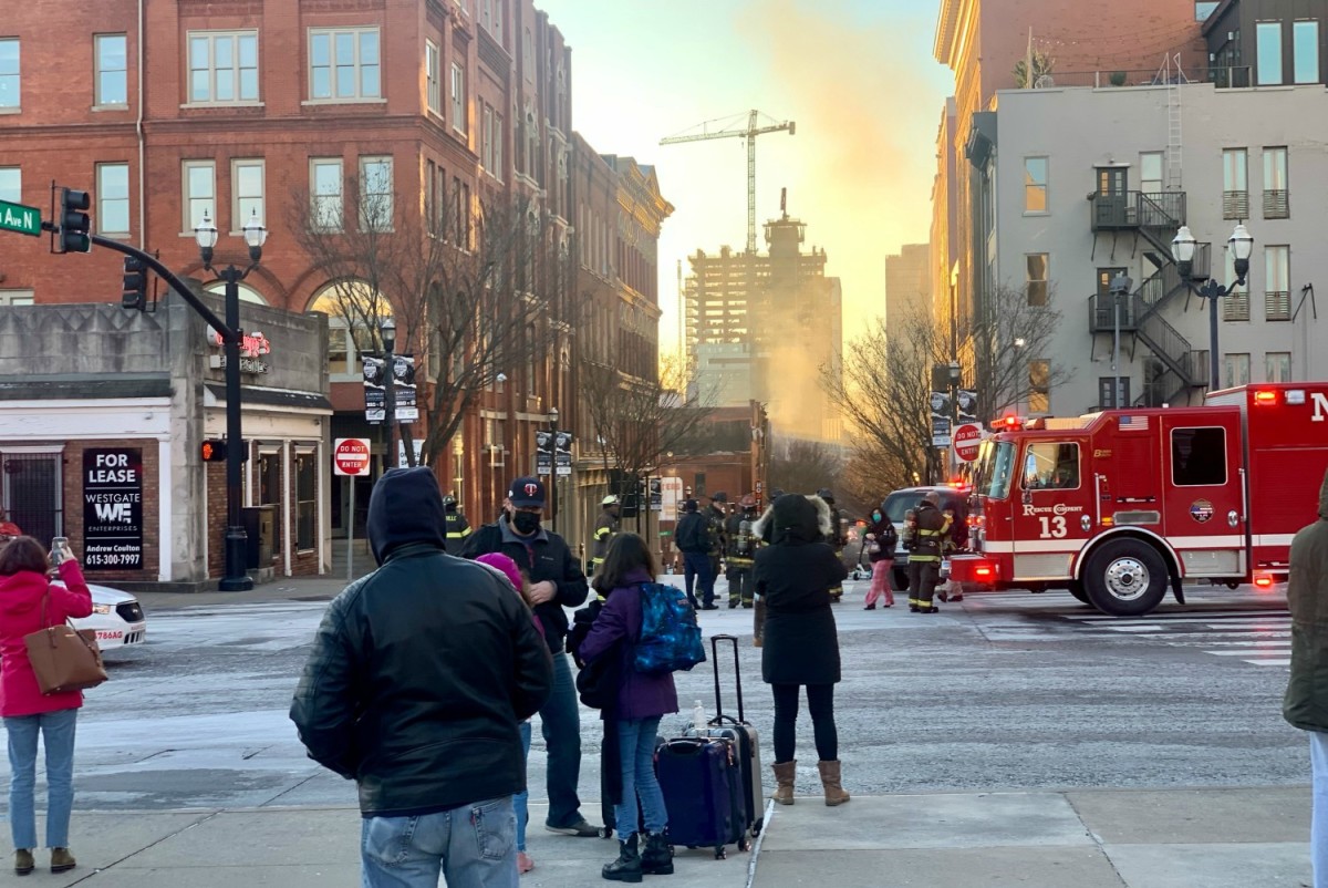 Nashville Bombing Scenes from the Christmas Morning Explosion LAmag