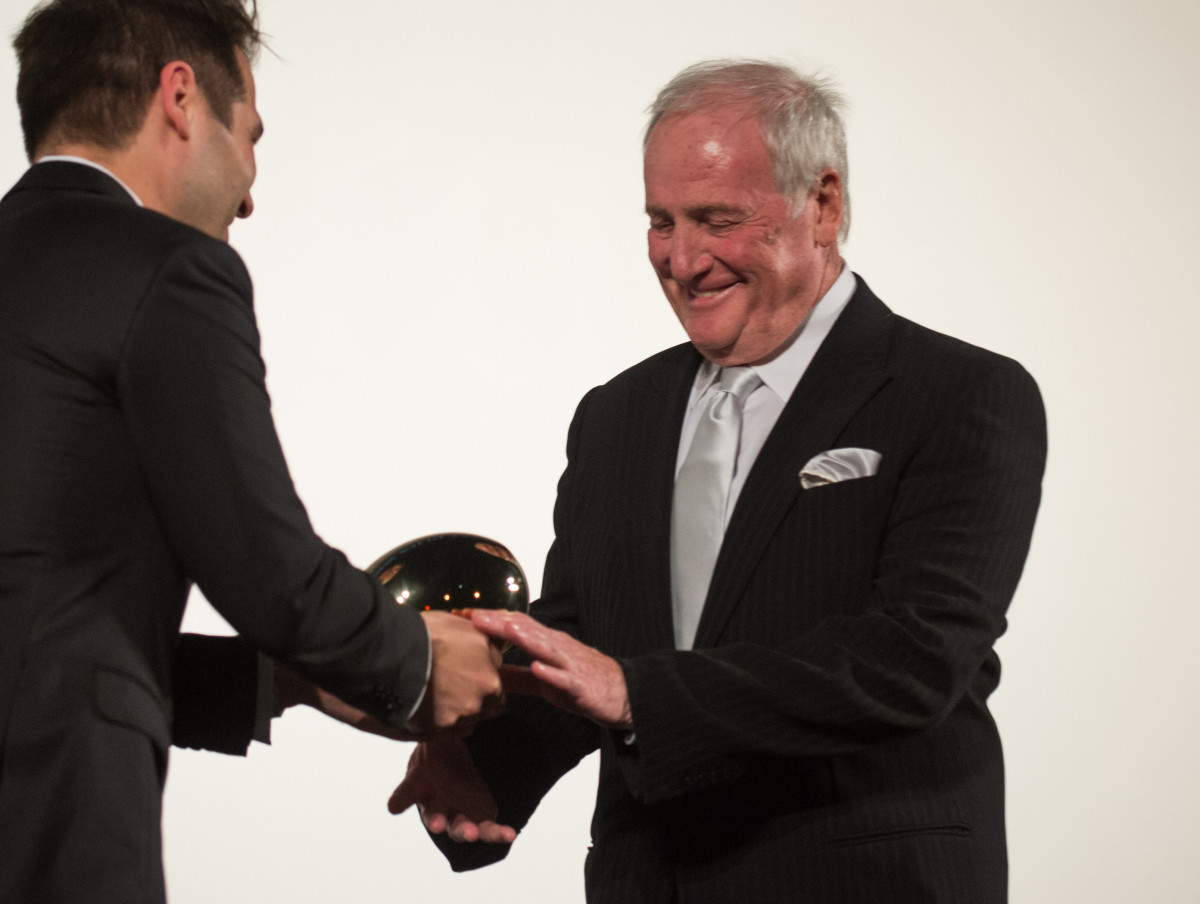 Weintra receives a Career Achievement Award in 2012