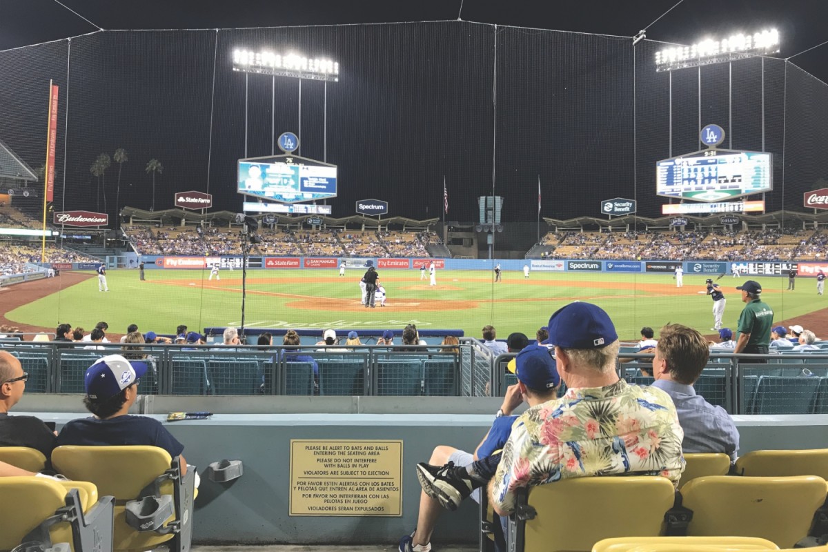 Dodger Stadium, section 4FD, home of Los Angeles Dodgers, page 1