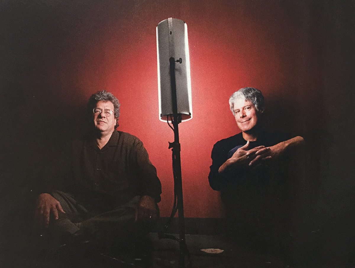 Disc men: Rhino founders Richard Foos (left) and Harold Bronson