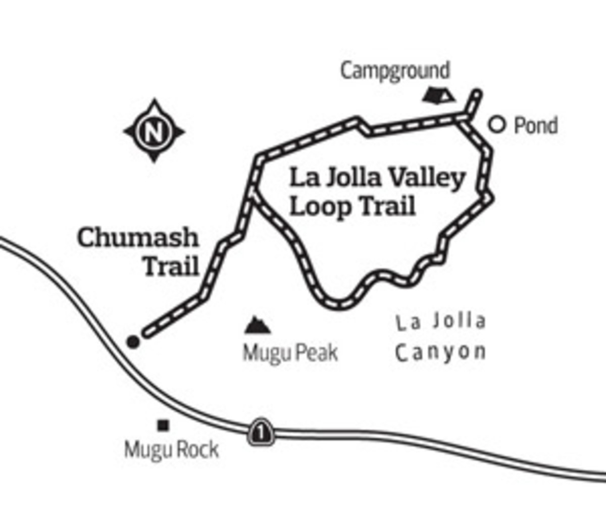 10 Intense Southern California Trails For Avid Hikers LAmag   Lajolla Map 