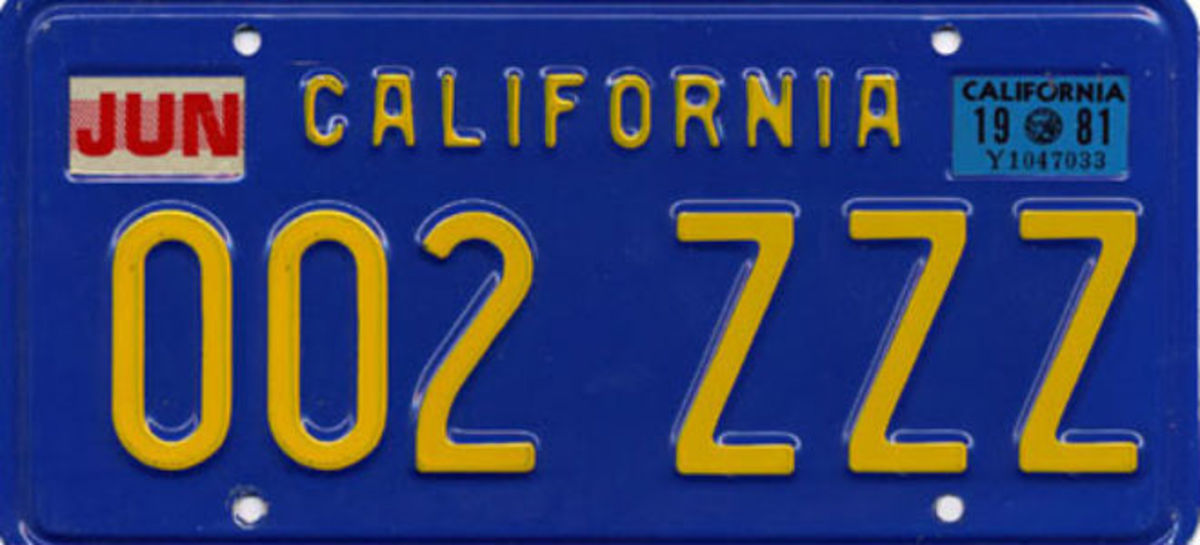 All California Cars Must Have License Plates Starting January 1