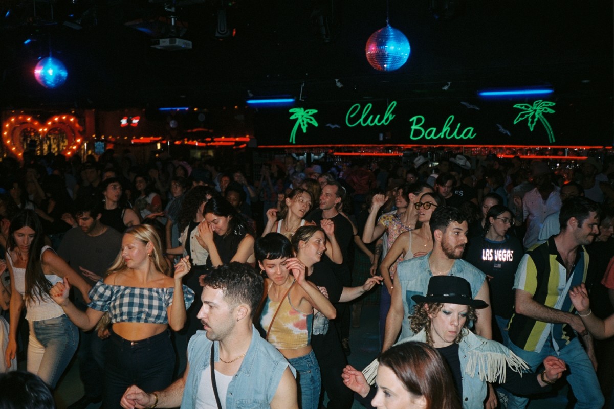 80s Style Woman Dancing At Nightclub Disco Photograph by Jorgo