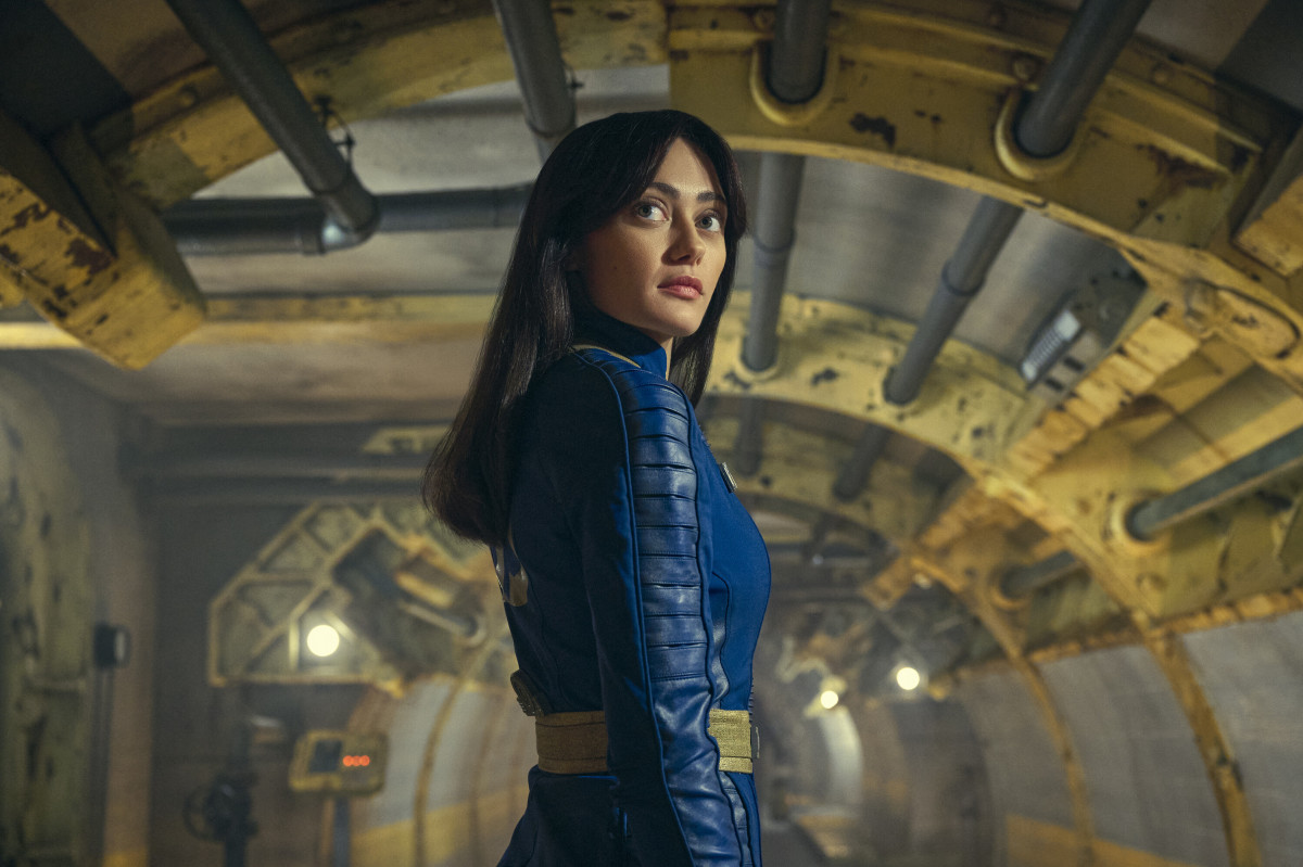 BLUE STEEL Ella Purnell grounds Fallout’s gonzo elements with her performance as Lucy MacLean.