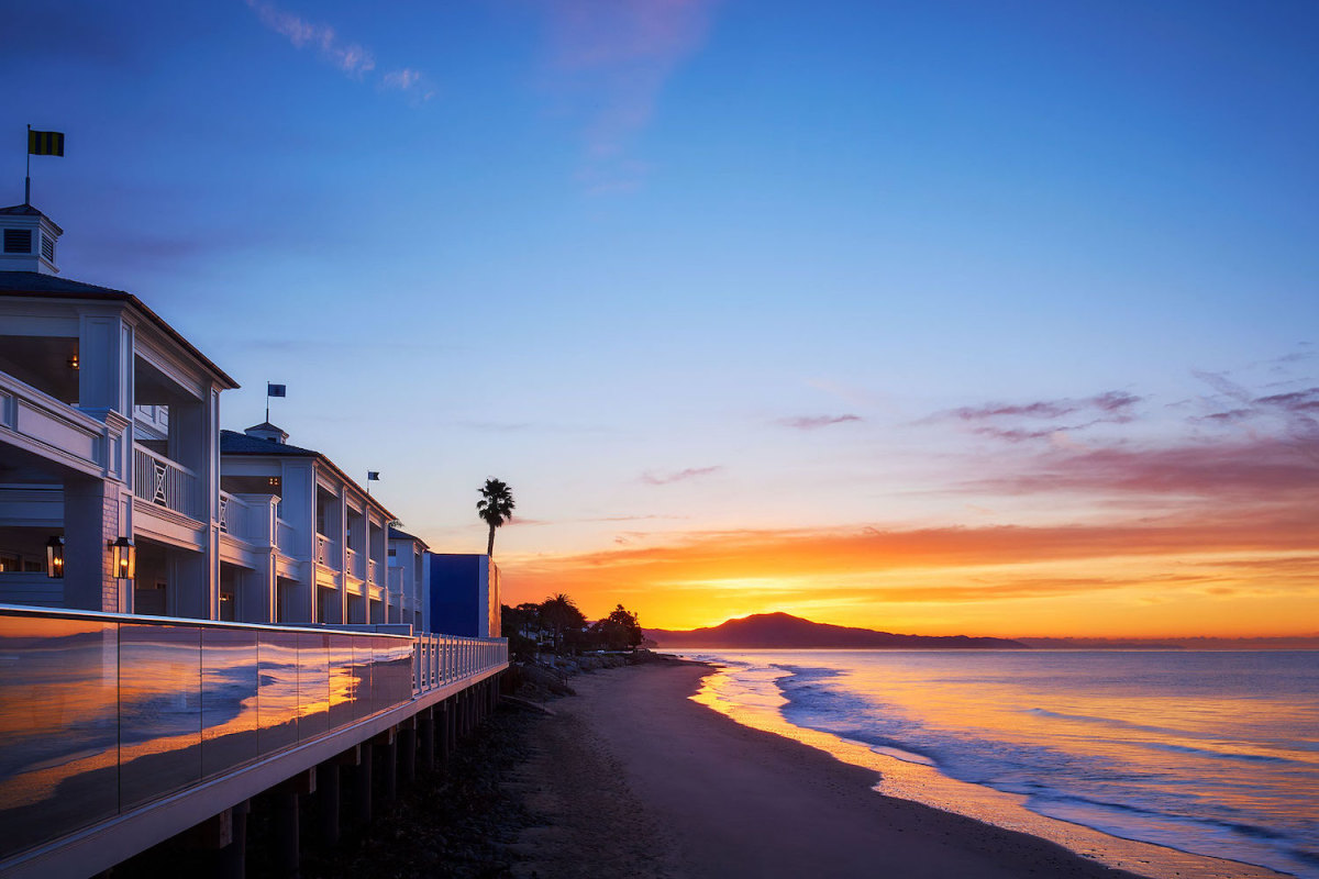Sunset at Rosewood Miramar Beach Hotel