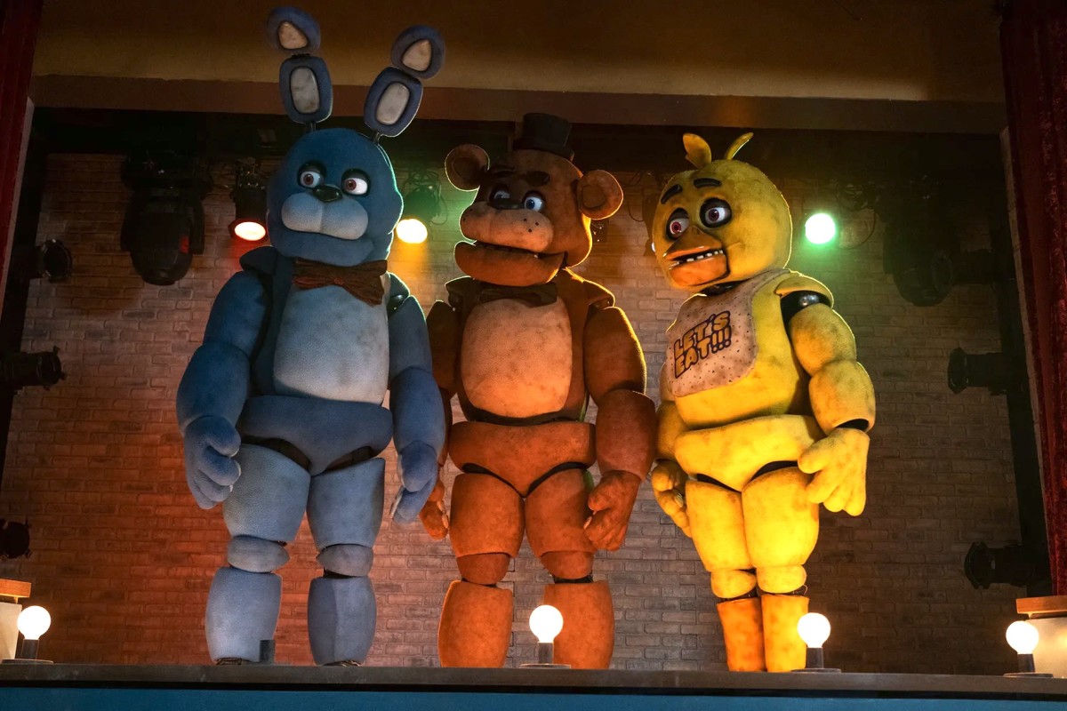 Lista dos nomes dos animatronics de fnaf 1, 2, 3, 4 e 5