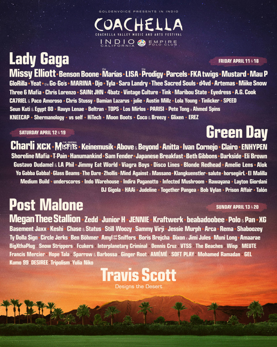 A Look at the Surprisingly Rockin' Coachella 2025 Lineup LAmag